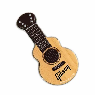 Original Acoustic Guitar Shaped Mint Tin - Custom Patch