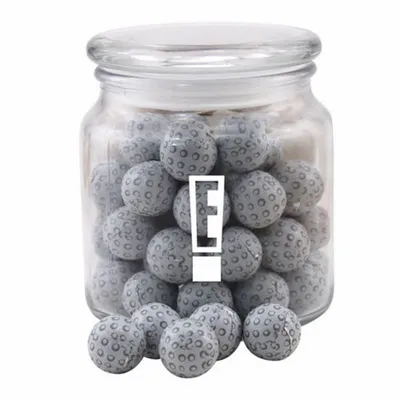 Jar with Chocolate Golf Balls - SG400 - Custom Patch