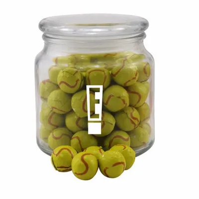 Jar with Chocolate Tennis Balls - SG400 - Custom Patch