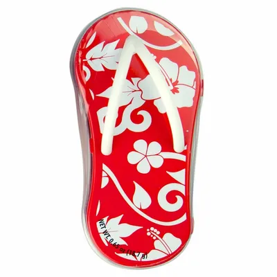 Hibiscus Red Flip Flop Mint Tin - Custom Patch
