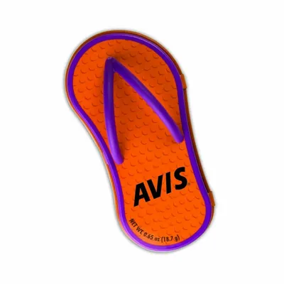 Orange Flip Flop Mint Tin - Custom Patch
