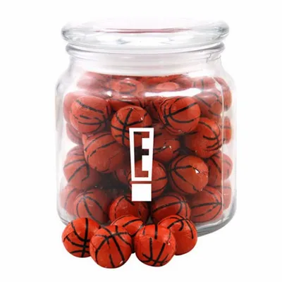 Jar with Chocolate Basketballs - SG400 - Custom Patch