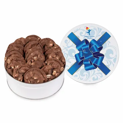 Fresh Beginnings Chocolate Double Chip Cookie Tin - Custom Patch