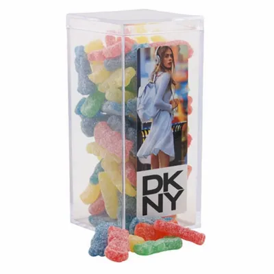 Acrylic Box with Sour Patch Kids - Medium - Custom Patch