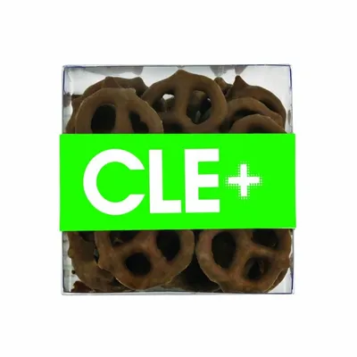 Square Acetates - Milk Chocolate Mini Pretzels - Custom Patch