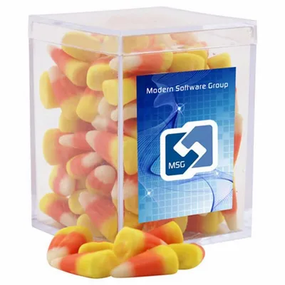 Acrylic Box with Candy Corn - Small - Custom Patch
