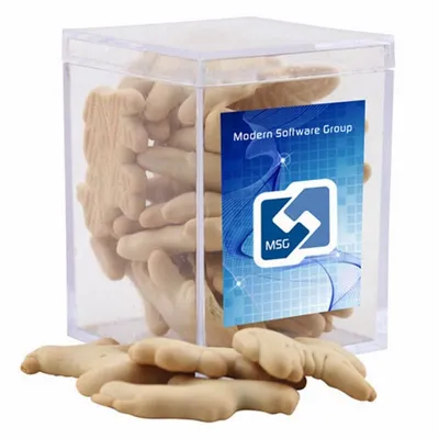 Acrylic Box with Animal Crackers - Small - Custom Patch