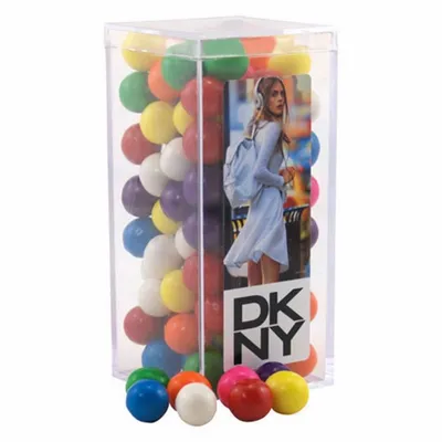 Acrylic Box with Gumballs - Medium - Custom Patch