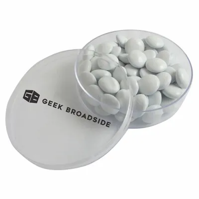 Small Round Acrylic with Chocolate Buttons - Custom Patch