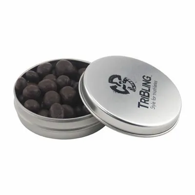 Round Tin with Choc Espresso Beans - SBF2900 - Custom Patch