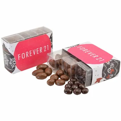 3 Way Chocolate Covered Shareable Acetate Box - Custom Patch