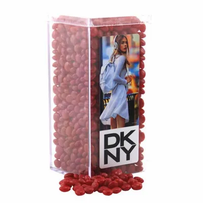 Acrylic Box with Red Hots - Medium - Custom Patch