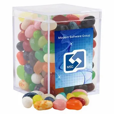 Small Acrylic Candy Box with Jelly Belly - Custom Patch
