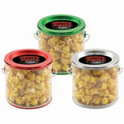 Tin Pail with Caramel Popcorn - Custom Patch