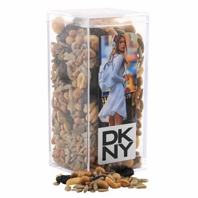 Acrylic Box with Trail Mix - Medium - Custom Patch