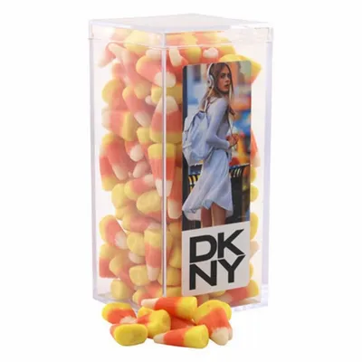 Acrylic Box with Candy Corn - Medium - Custom Patch