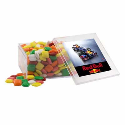 Acrylic Box with Mini Chicklets - Large - Custom Patch