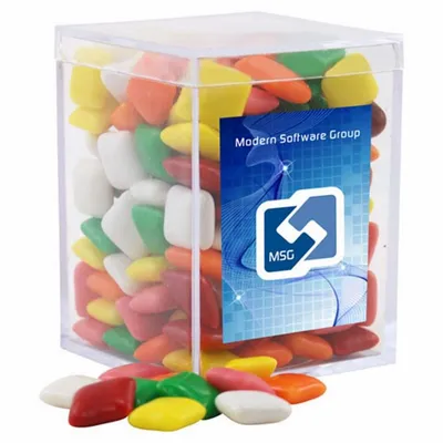 Acrylic Box with Mini Chicklets - Small - Custom Patch