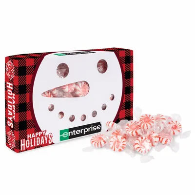 Snowman Die Cut Box with Starlight Mints - Custom Patch