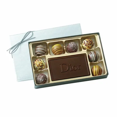 Truffle Gift Box with 8 Truffles - Custom Patch