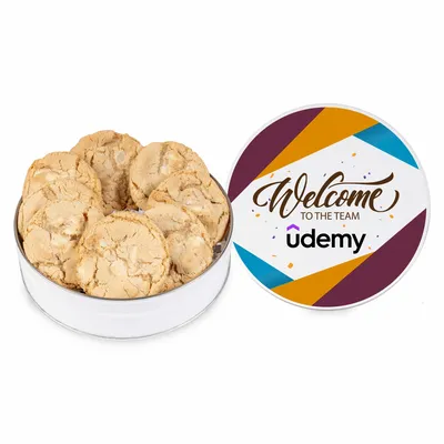 Fresh Beginnings Macadamia Nut Cookie Tin (Small) - Custom Patch