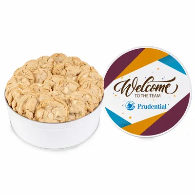 Fresh Beginnings Macadamia Nut Cookie Tin (Large) - Custom Patch