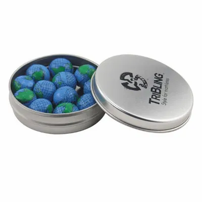 Round Tin with Chocolate Globes - SBF2900 - Custom Patch