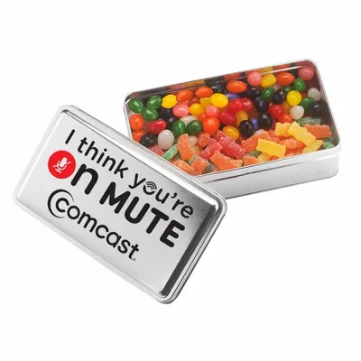 2-Share Tin - Sour Kids/Assorted Jelly Beans - Custom Patch