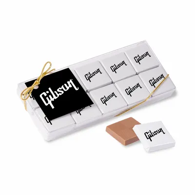 Twenty Piece Chocolate Foiled Square Box - Custom Patch