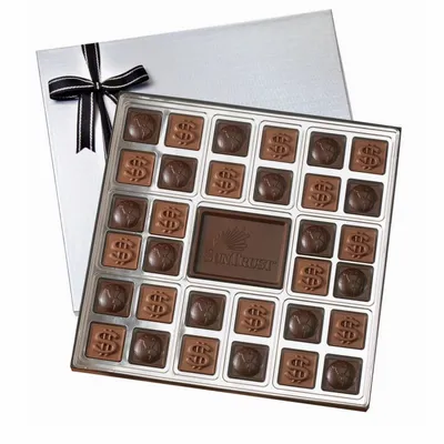 Custom Chocolate Squares Gift Box (3 lbs.) - Custom Patch