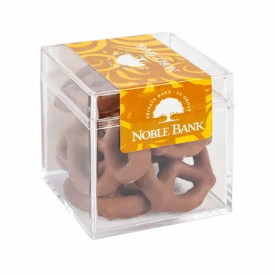 Sweet Boxes with Milk Chocolate Pretzels - Custom Patch