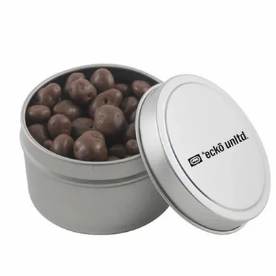Round Tin with Chocolate Raisins - SBF3100 - Custom Patch