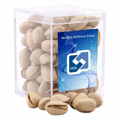 Acrylic Box with Pistachios - Small - Custom Patch