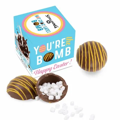 Hot Chocolate Bomb With Yellow Drizzle - Easter Box - Custom Patch