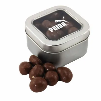 Window Tin with Choc Peanuts - Custom Patch