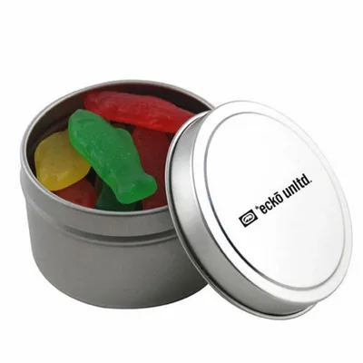Round Tin with Swedish Fish - SBF3100 - Custom Patch