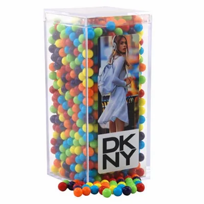 Acrylic Box with Mini Jawbreakers - Medium - Custom Patch