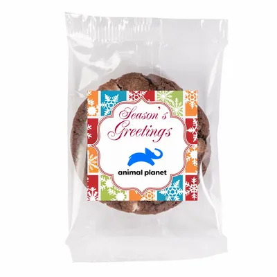 Fresh Beginnings Individually Wrapped Choc Double Chip Cookie - Custom Patch