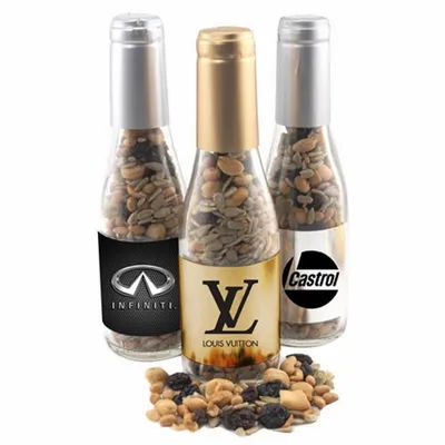 Champagne Bottle with Trail Mix 8" - Custom Patch