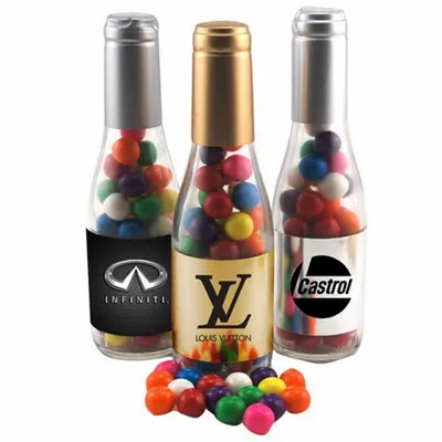 Champagne Bottle with Gumballs 8" - Custom Patch
