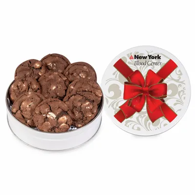 Fresh Beginnings Chocolate Double Chip Cookie Tin (Small) - Custom Patch