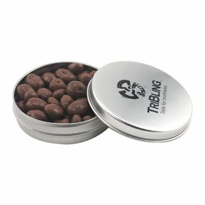 Round Tin with Chocolate Raisins - SBF2900 - Custom Patch
