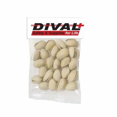 Small Header Bags - Jumbo Salted Pistachios - Custom Patch