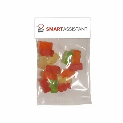 Clever Candy Small Header Bags - Gummy Bears - Custom Patch