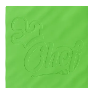 Custom Debossed Luncheon Napkin - Custom Patch