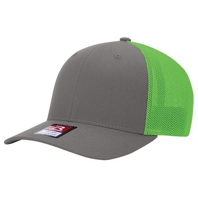 CHARCOAL/NEON GREEN CHARCOAL/NEON GREEN - Custom Patch