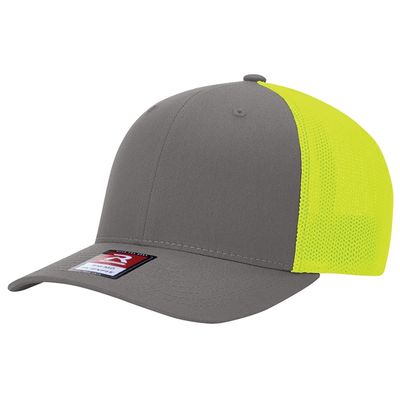 CHARCOAL/NEON YELLOW CHARCOAL/NEON YELLOW - Custom Patch