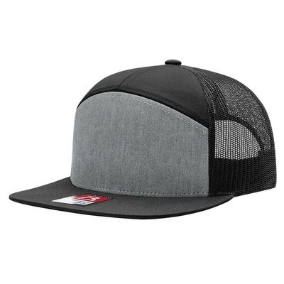 HEATHER GRAY/ BLACK HEATHER GRAY/ BLACK - Custom Patch