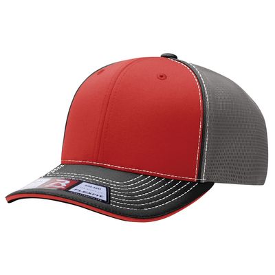 RED/CHARCOAL/BLACK RED/CHARCOAL/BLACK - Custom Patch