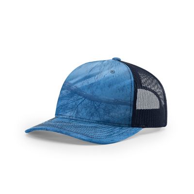 REALTREE FISHING LIGHT BLUE/NAVY REALTREE FISHING LIGHT BLUE/NAVY - Custom Patch
